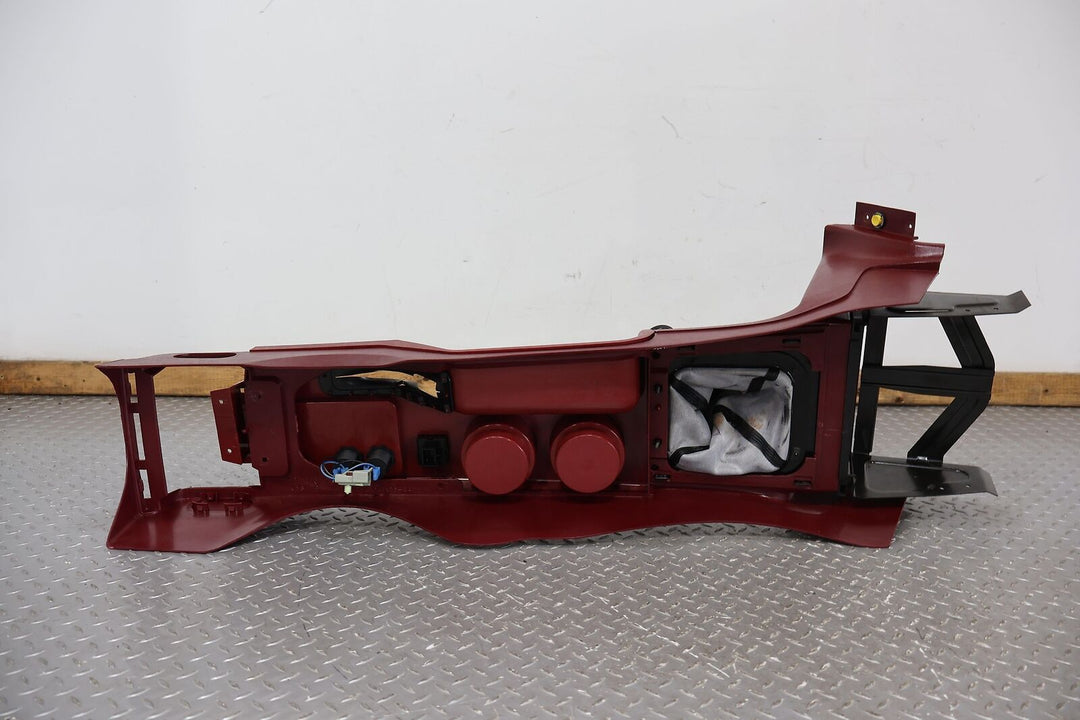 87-93 Ford Mustang GT Foxbody Center Floor Console W/Shift Boot&Bezel (Red DR)