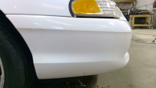 94-98 Ford Mustang Front Bumper - Paint Cracked / Damaged - Ultra White