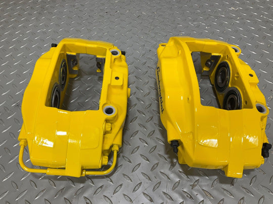 Lamborghini Gallardo Powder Coated Yellow Brembo Brake Caliper Set Fresh Rebuild