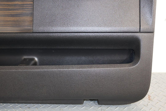 07-08 Lincoln Mark LT Crew Cab Front Right RH Door Trim Panel (Black/Woodgrain)