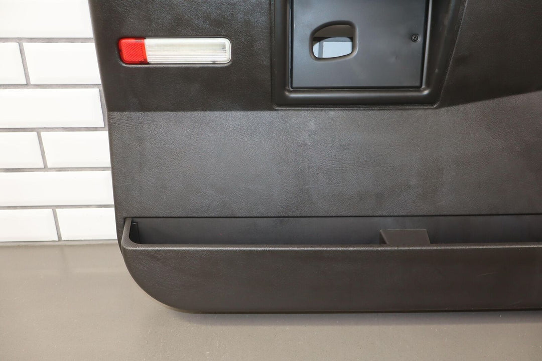 05-07 Hummer H2 Front Left Driver Door Trim Panel Ebony *Repaired*