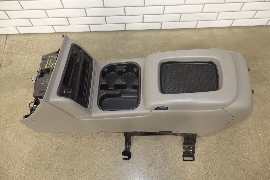 03-07 GMC Sierra Chevy Silverado Center Floor Console Glovebox (Pewter 922)