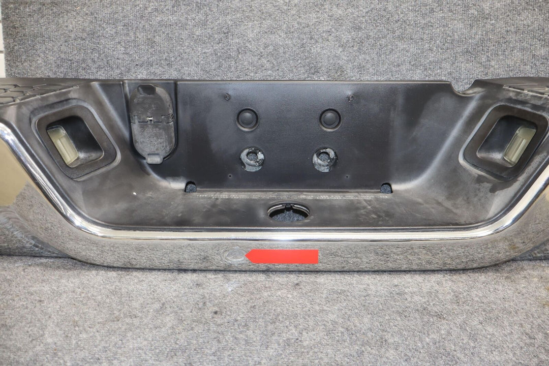 09-18 Ram 4th Gen Aftermarket Chrome Rear Bumper Non Park Assist