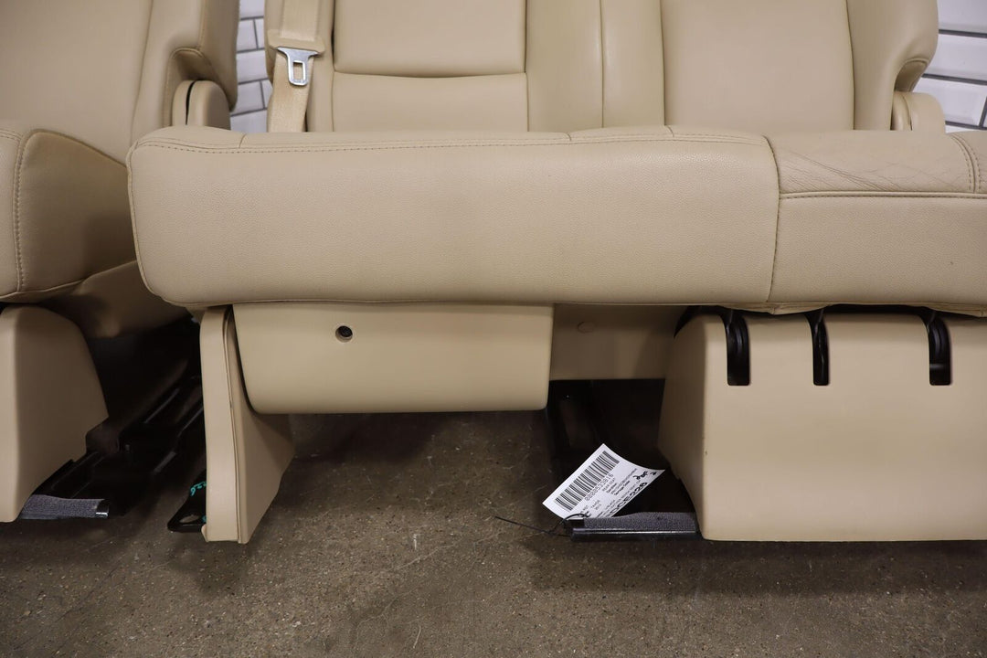 07-14 Tahoe Escalade Yukon (SWB) 2nd Row Leather Bench Seat (A95) Cashmere (333)