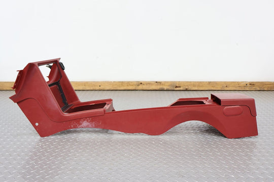 87-93 Ford Mustang Interior Bare Floor Console Base (Red) Sun Fade