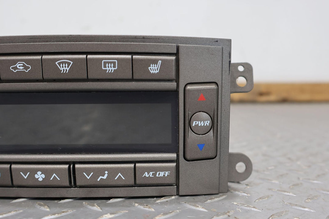 04-07 Cadillac XLR Climate Control Panel Dual Zone Auto Temp (No Bezel) Tested