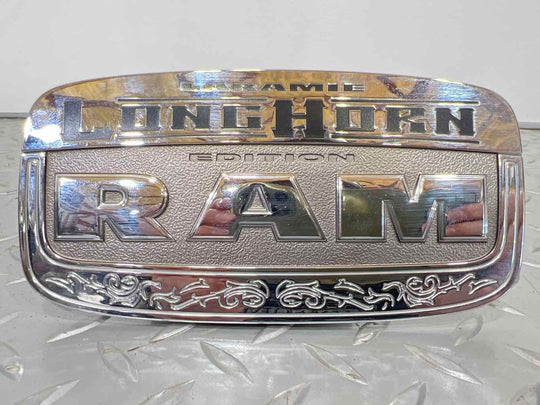 11-18 Ram 1500 Laramie Longhorn Chrome Rear Tailgate Emblem Badge Nameplate