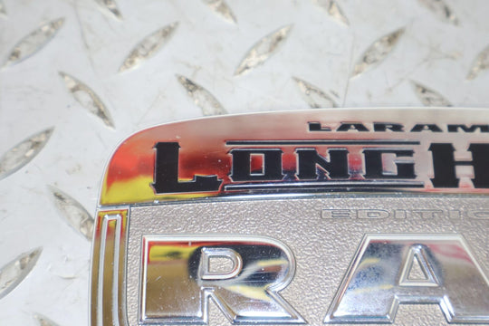 11-18 Ram 1500 Laramie Longhorn Chrome Rear Tailgate Emblem Badge Nameplate