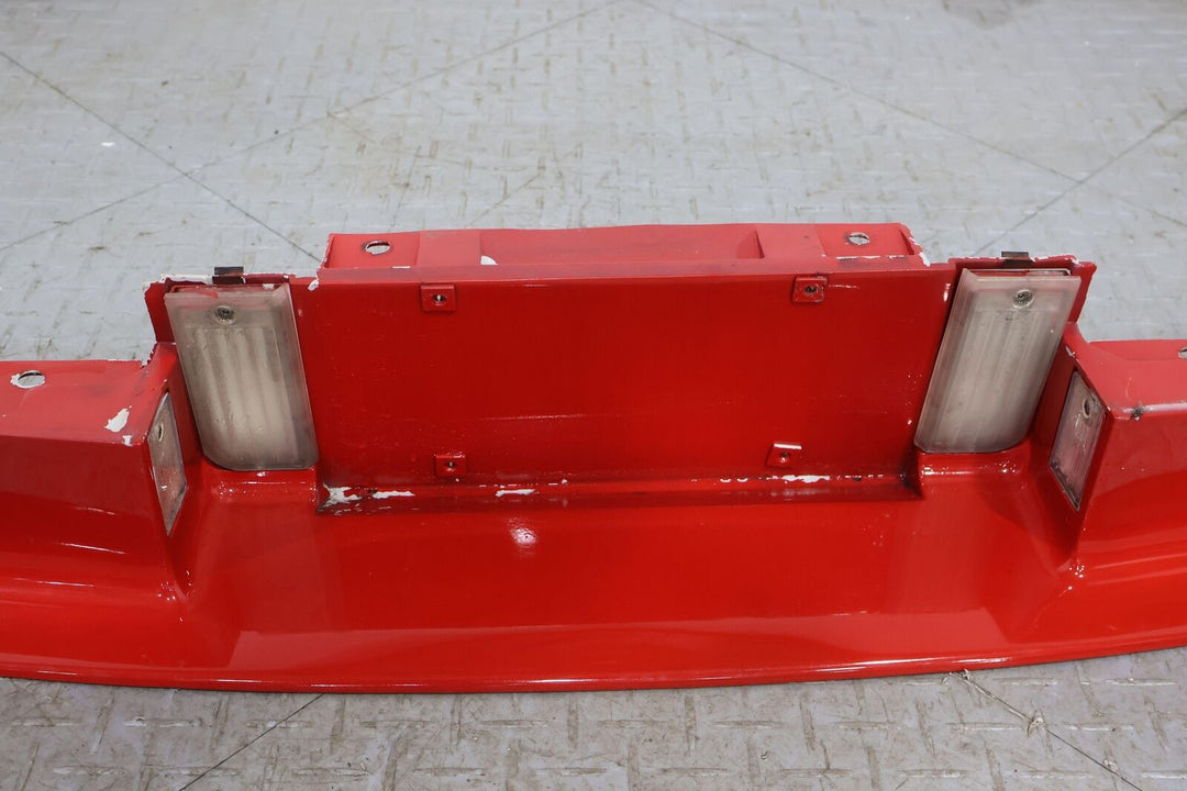 1990 Buick Reatta Rear Tail Finish Panel (Bright Red 66i) Resprayed (Blemishes)