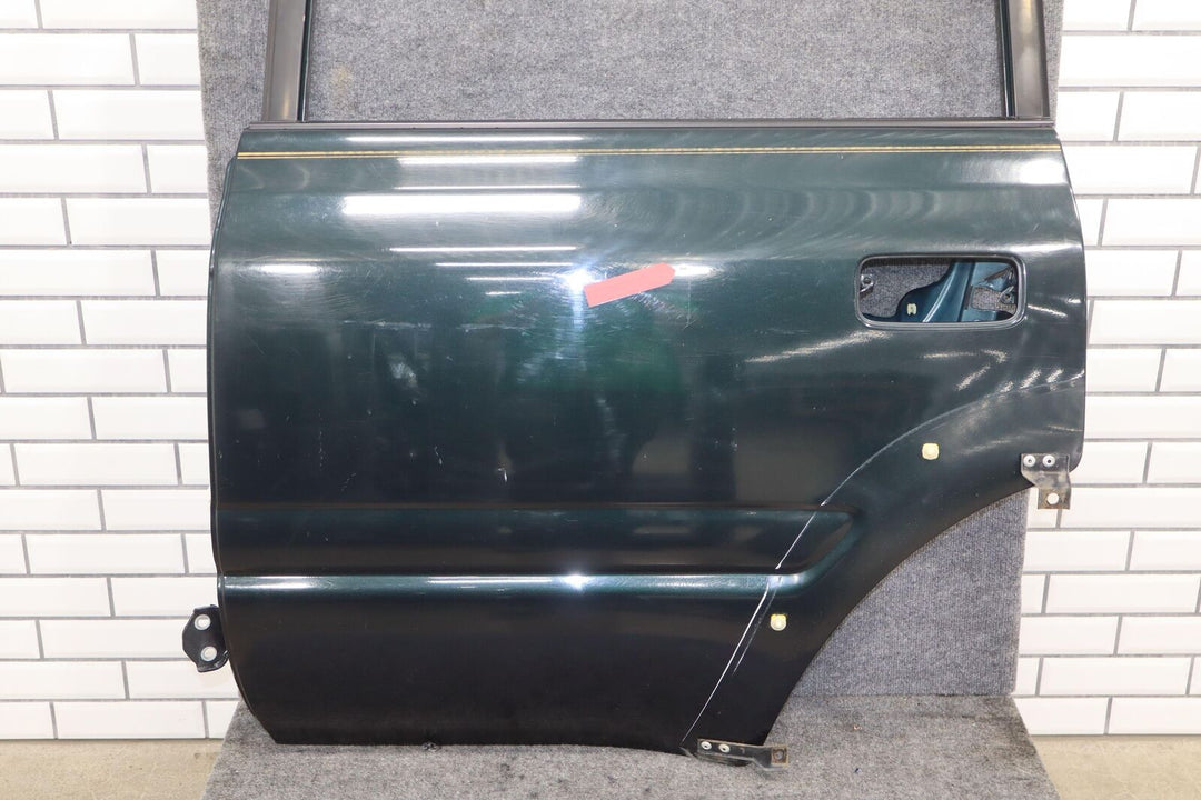 91-98 Toyota Land Cruiser LH Left Driver REAR Door Shell Emerald Pearl 6M1