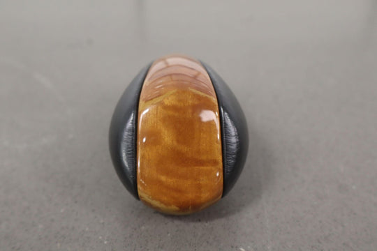 04-09 Cadillac XLR Automatic Transmission Floor Shifter Knob Ebony & Woodgrain