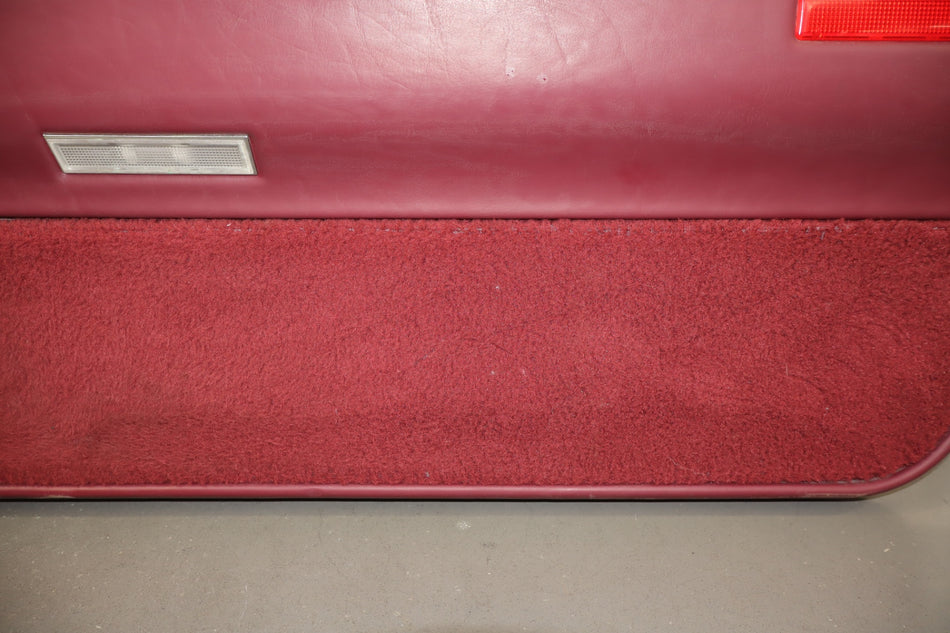 1993-1996 Cadillac Fleetwood Brougham Right Front Interior Trim Panel Garnet Red 783