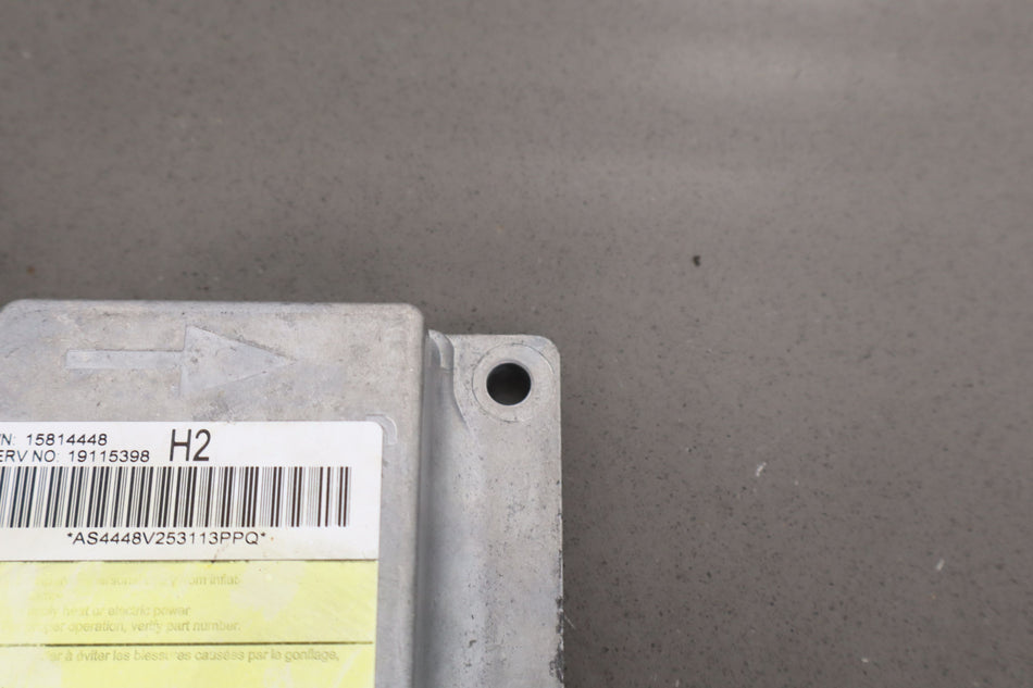 2006-2007 Hummer H2 SRS Module 19115398