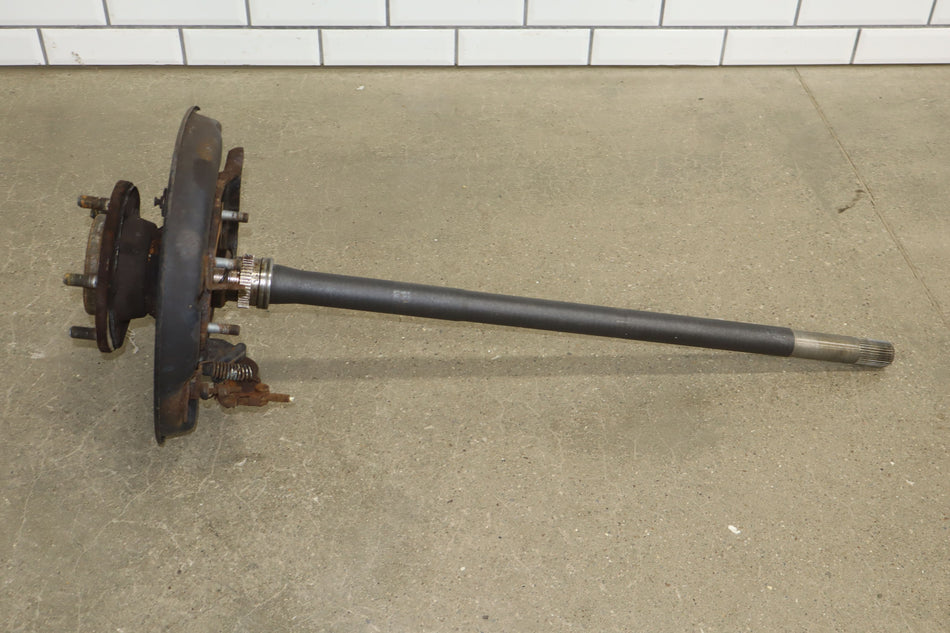 98-07 Land Cruiser LX470 Left Driver Rear Axle Shaft W/Backing Plate OEM