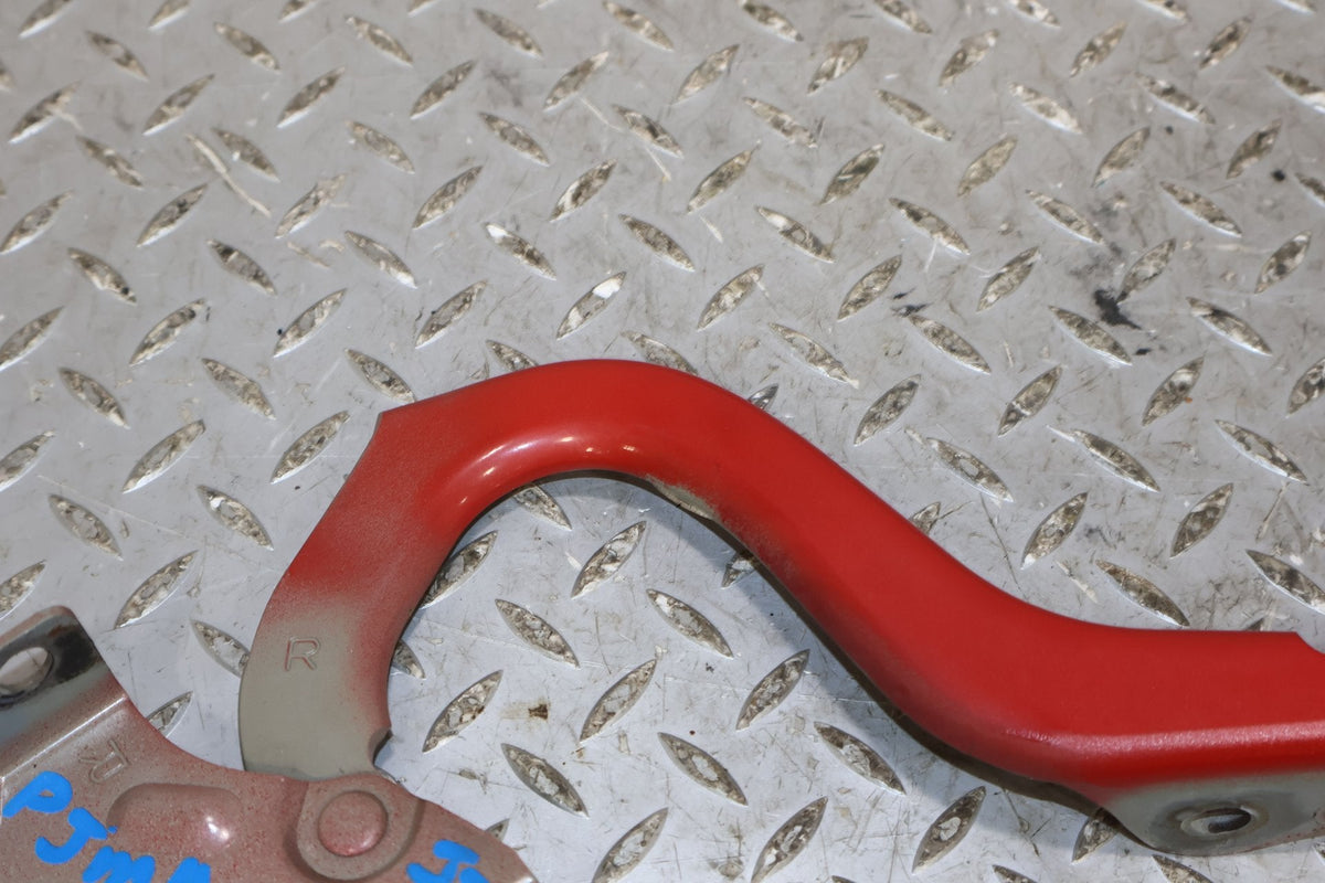 86-91 Mazda RX7 FC Convertible Pair Rear Trunk Deck Lid Hinges (Sunrise Red RH)