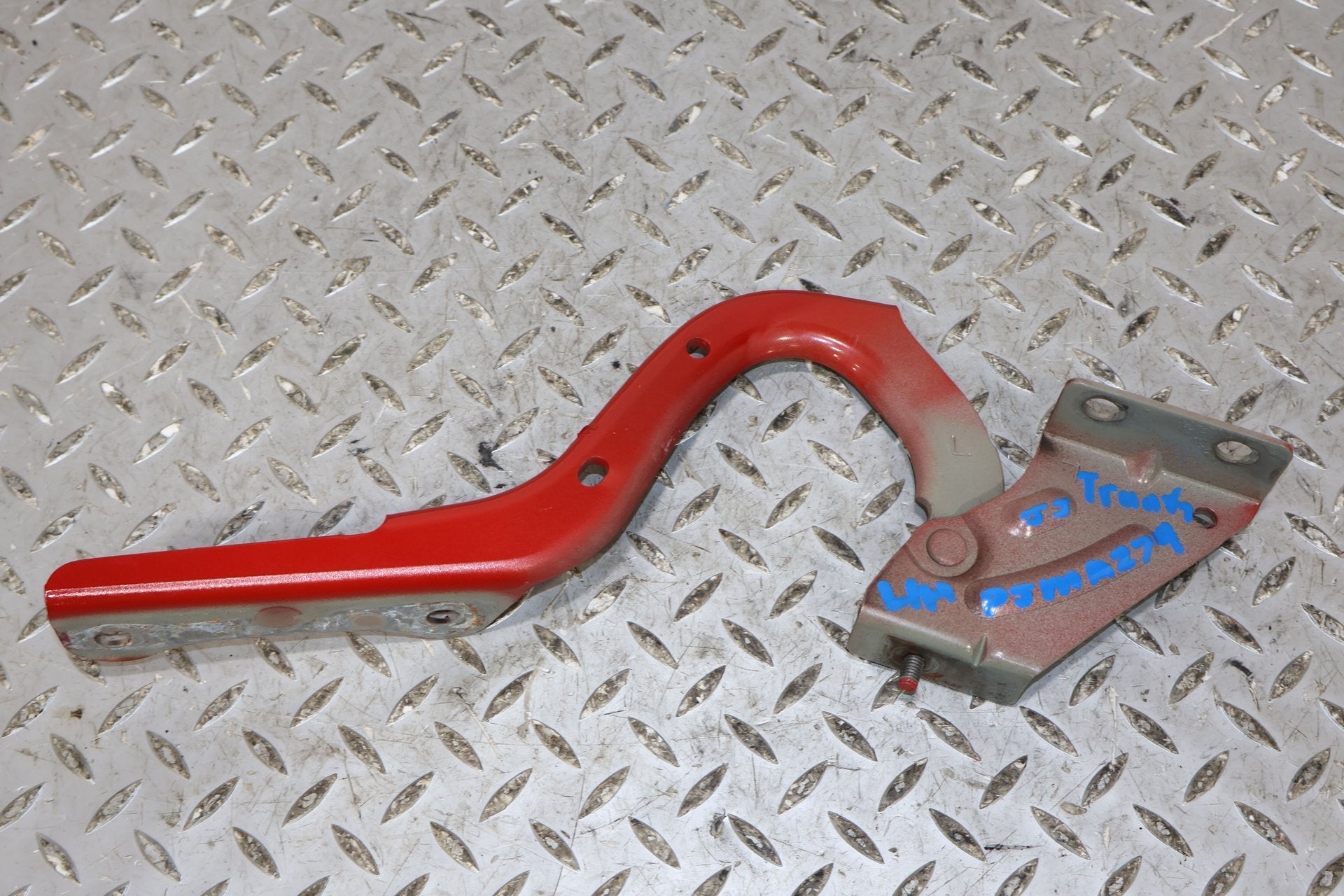 86-91 Mazda RX7 FC Convertible Pair Rear Trunk Deck Lid Hinges (Sunrise Red RH)
