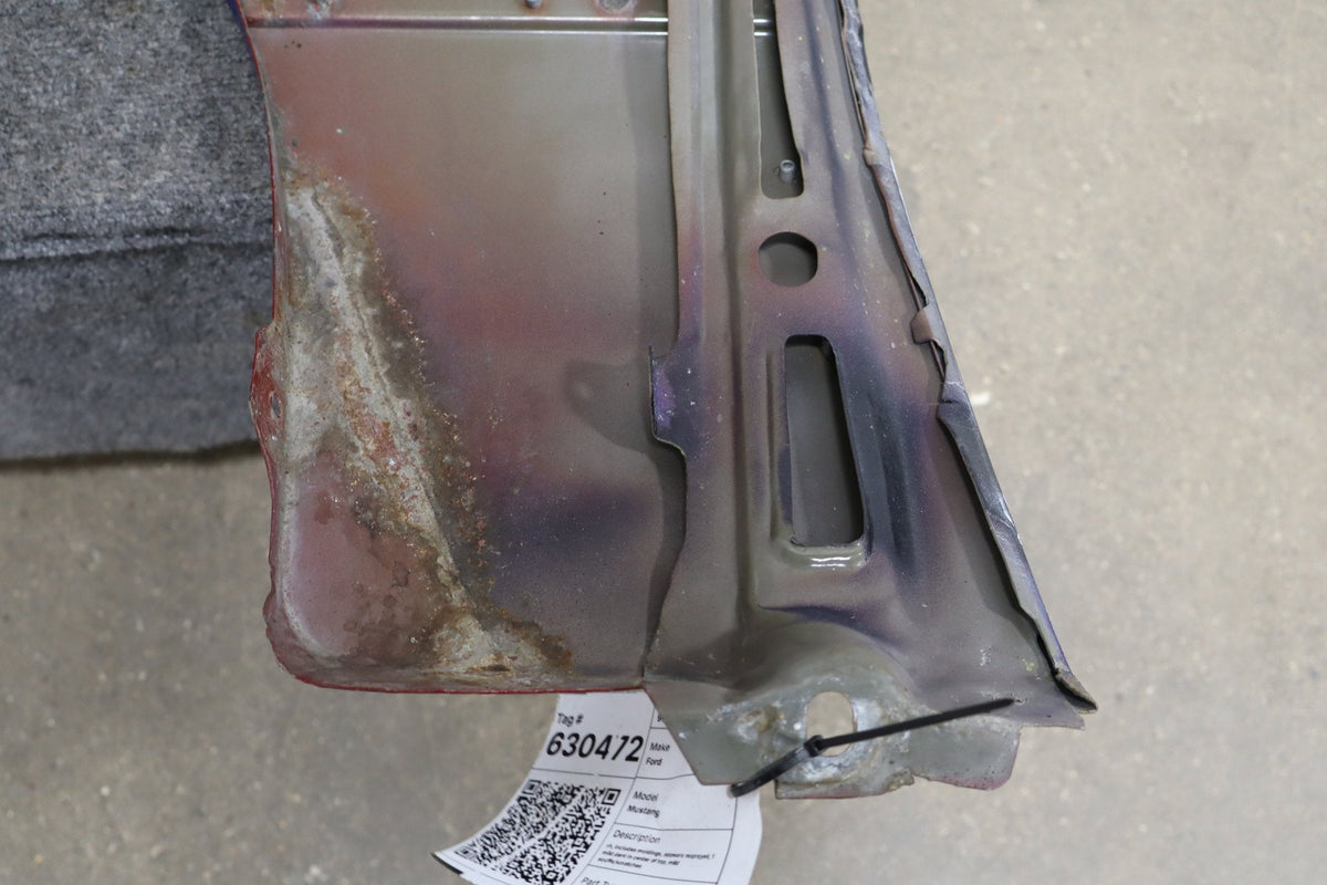 87-90 Ford Mustang GT (Fox) RH Fender W Moldings (Dent)