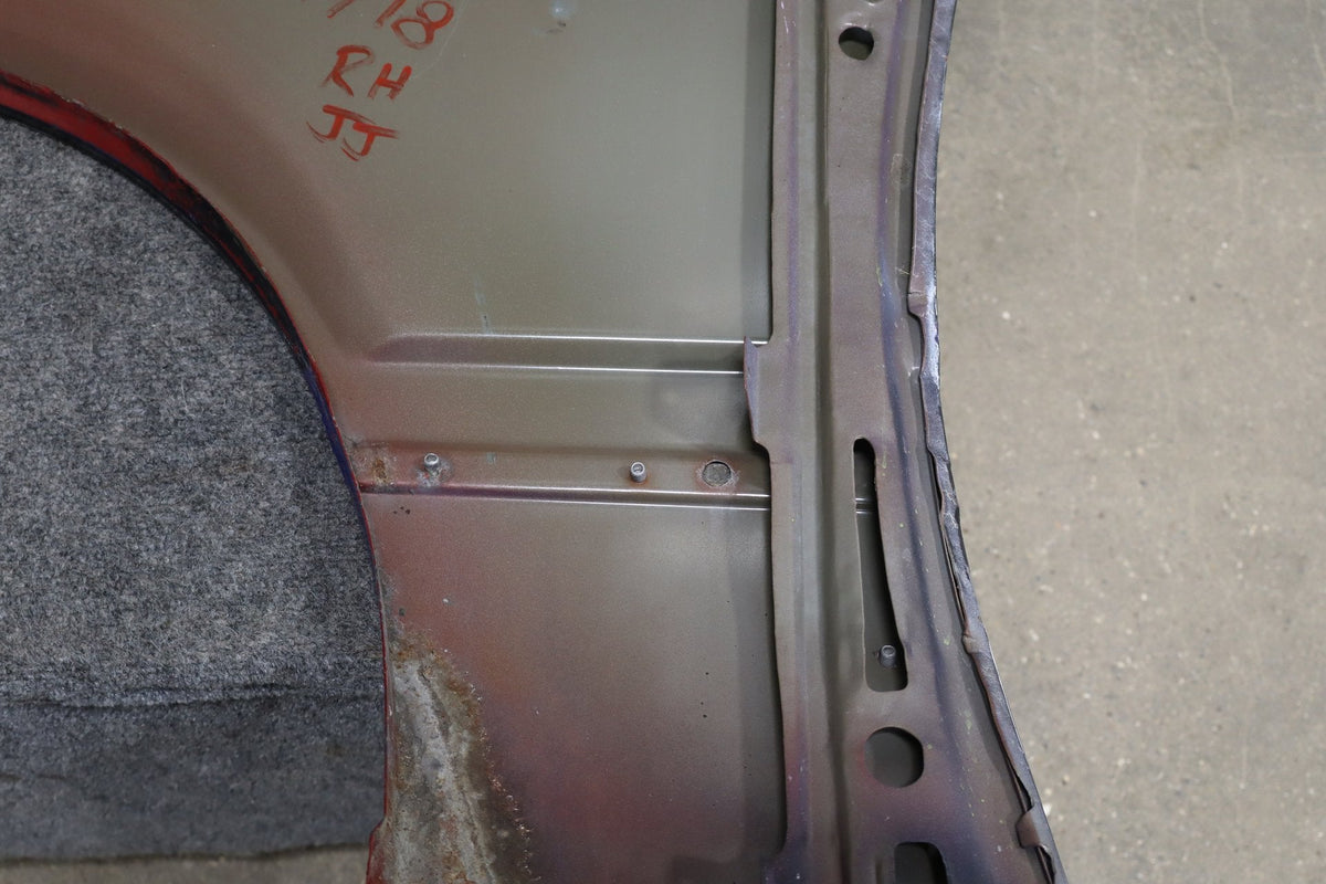 87-90 Ford Mustang GT (Fox) RH Fender W Moldings (Dent)