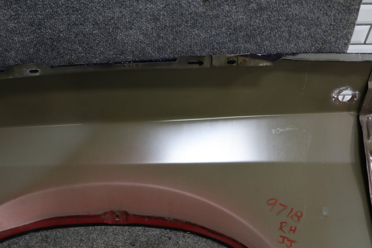87-90 Ford Mustang GT (Fox) RH Fender W Moldings (Dent)
