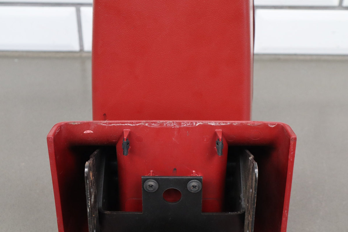 87-93 Ford Mustang (Fox) Console Armrest Red Faded No Latch