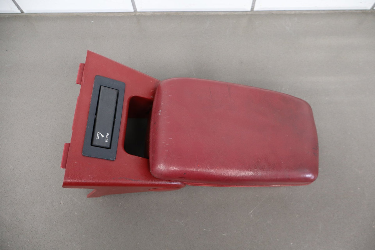 87-93 Ford Mustang (Fox) Console Armrest Red Faded No Latch