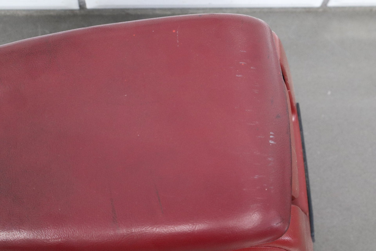 87-93 Ford Mustang (Fox) Console Armrest Red Faded No Latch