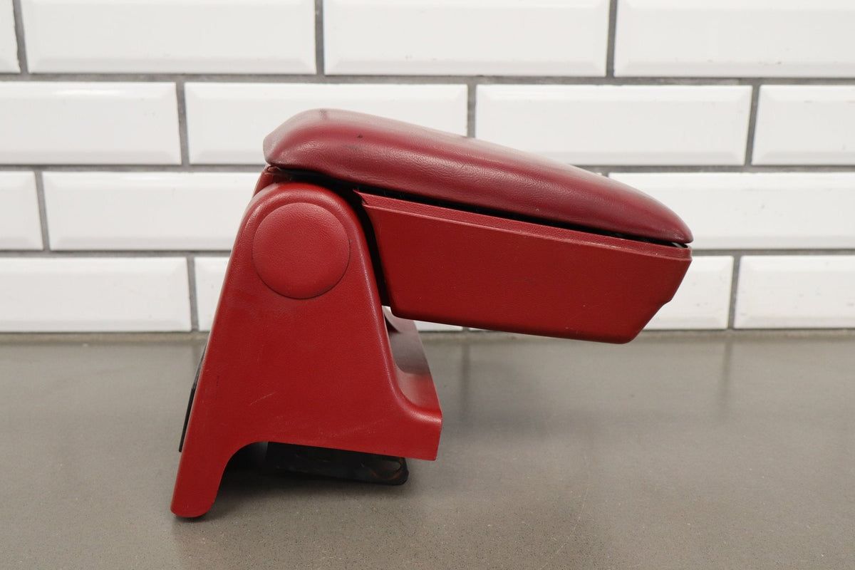 87-93 Ford Mustang (Fox) Console Armrest Red Faded No Latch