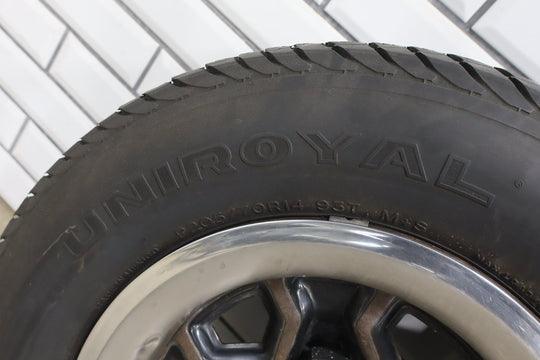87 - 94 Chevrolet S - 10 14" Rally Wheel / Tire Set Uniroyal Tires OEM