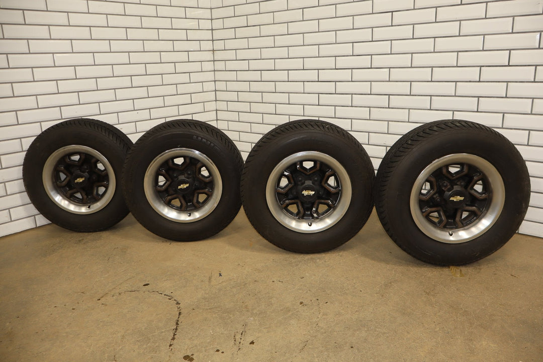 87 - 94 Chevrolet S - 10 14" Rally Wheel / Tire Set Uniroyal Tires OEM