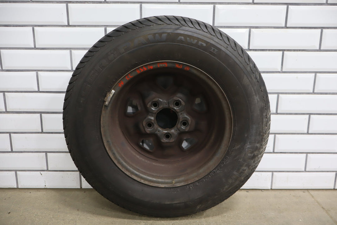 87 - 94 Chevrolet S - 10 14" Rally Wheel / Tire Set Uniroyal Tires OEM