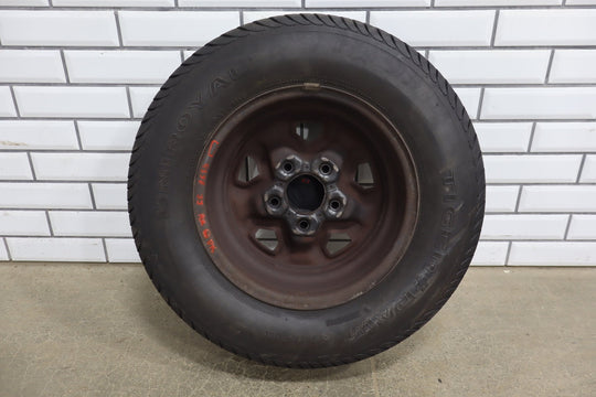 87 - 94 Chevrolet S - 10 14" Rally Wheel / Tire Set Uniroyal Tires OEM