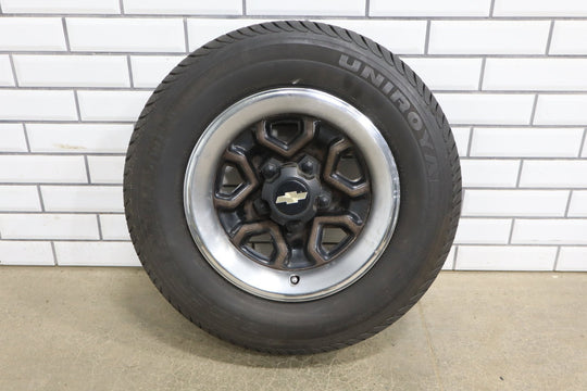87 - 94 Chevrolet S - 10 14" Rally Wheel / Tire Set Uniroyal Tires OEM