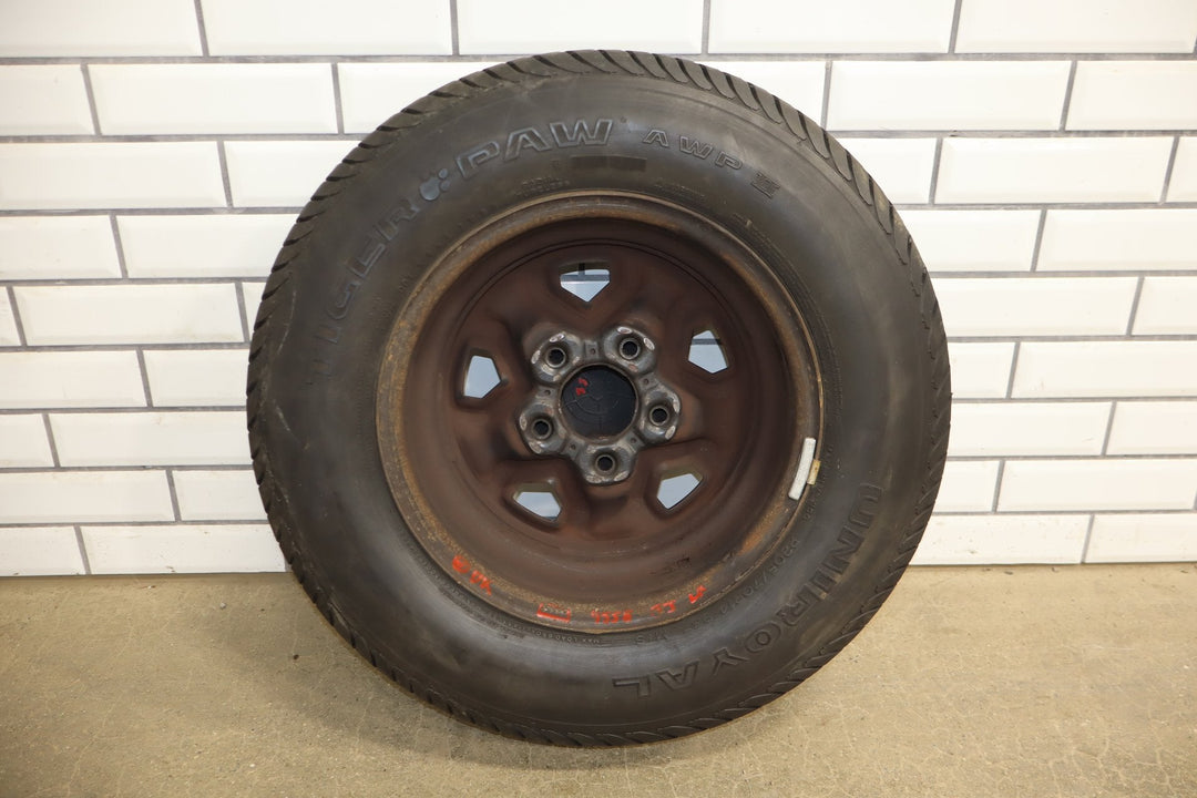 87 - 94 Chevrolet S - 10 14" Rally Wheel / Tire Set Uniroyal Tires OEM