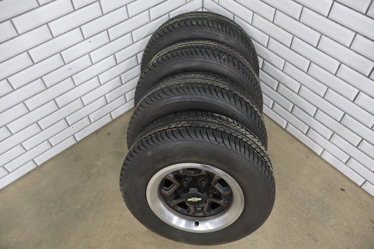 87 - 94 Chevrolet S - 10 14" Rally Wheel / Tire Set Uniroyal Tires OEM