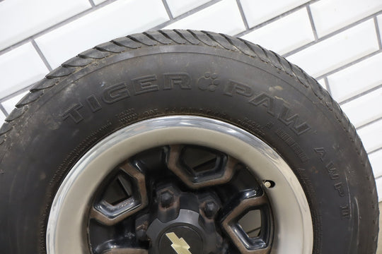 87 - 94 Chevrolet S - 10 14" Rally Wheel / Tire Set Uniroyal Tires OEM