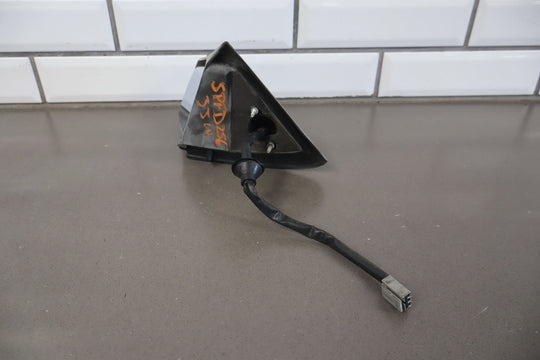 88 - 93 Ford Mustang Left Driver Power Pedestal Door Mirror *Faded*