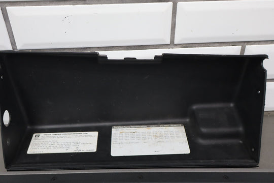 88 - 94 Chevy C/K Truck Glove Box Door with Insert Gray OEM
