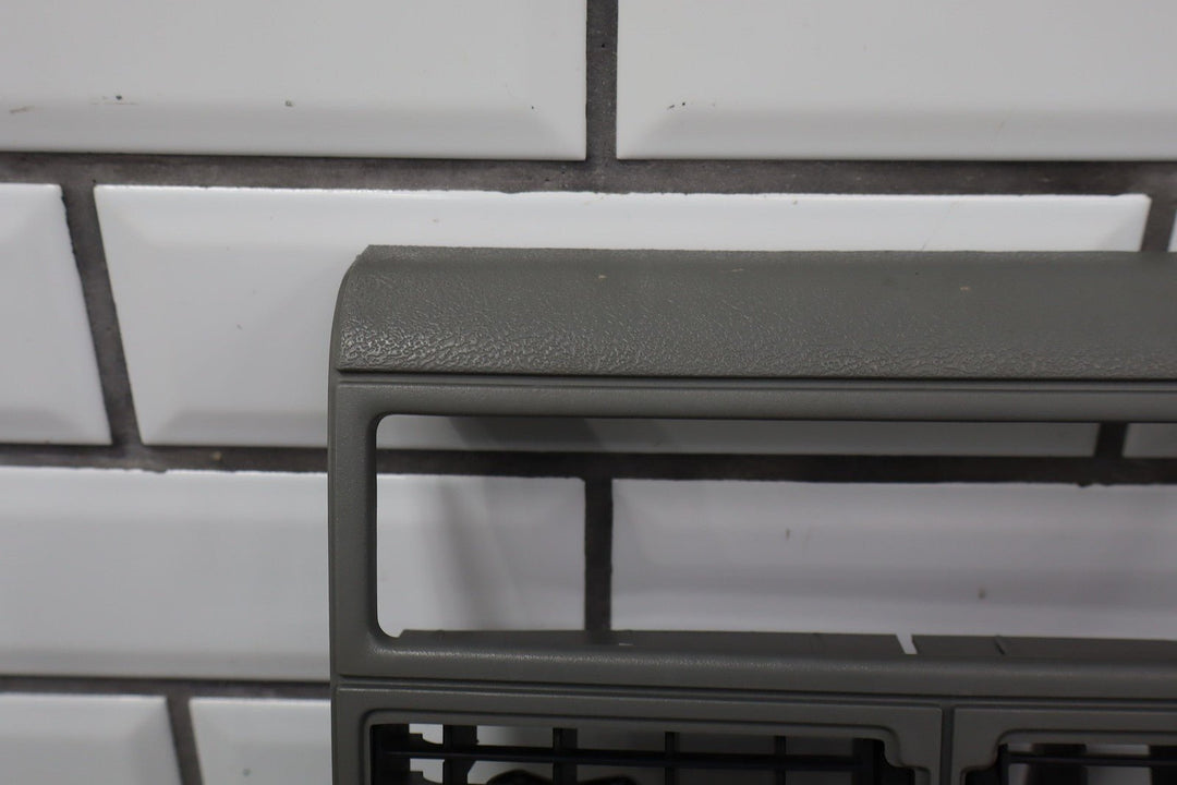 88 - 94 Chevy C/K Truck GMT400 Dash Mounted Cassete Bezel / Vents OEM Gray 13i