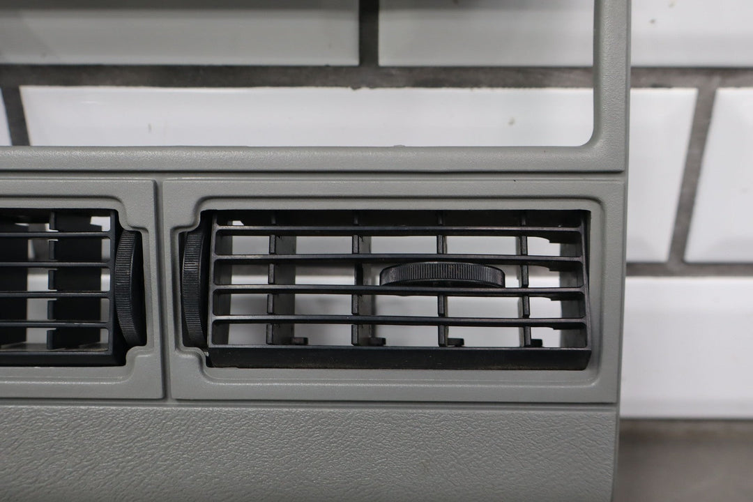 88 - 94 Chevy C/K Truck GMT400 Dash Mounted Cassete Bezel / Vents OEM Gray 13i