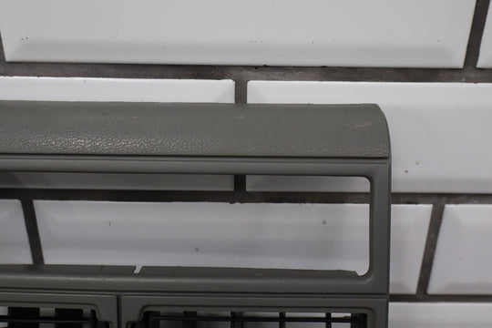 88 - 94 Chevy C/K Truck GMT400 Dash Mounted Cassete Bezel / Vents OEM Gray 13i