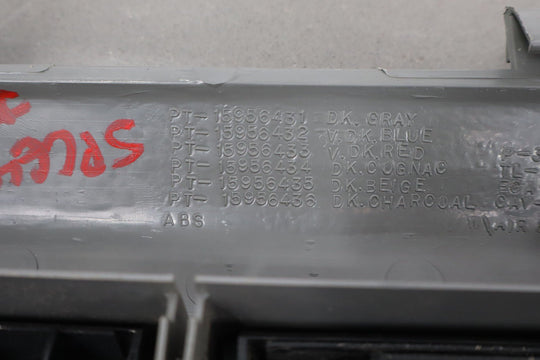 88 - 94 Chevy C/K Truck GMT400 Dash Mounted Cassete Bezel / Vents OEM Gray 13i
