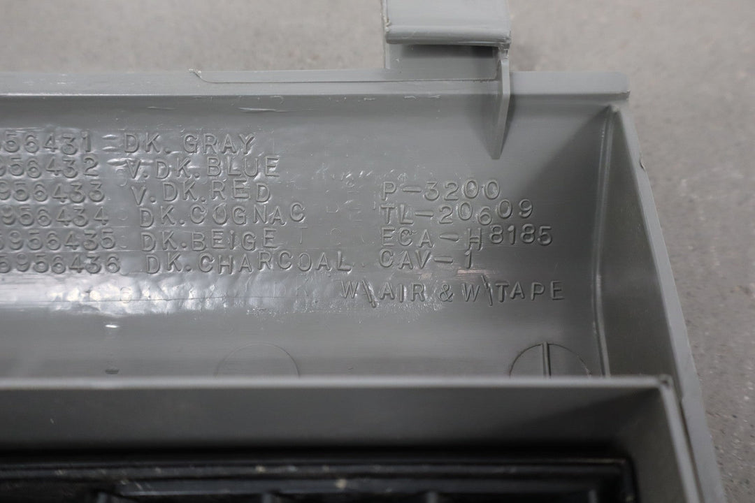 88 - 94 Chevy C/K Truck GMT400 Dash Mounted Cassete Bezel / Vents OEM Gray 13i