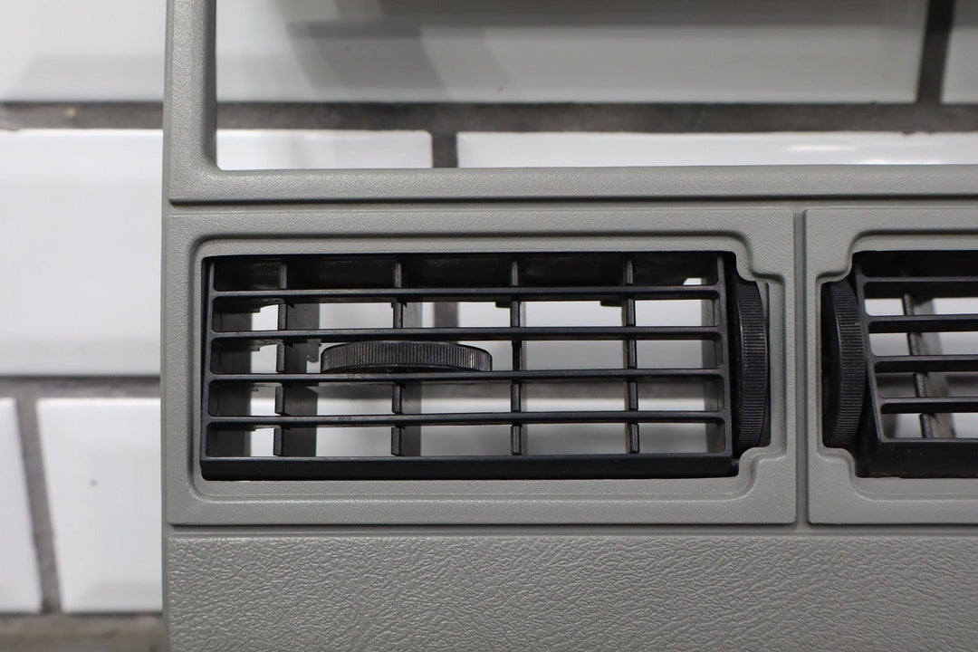 88 - 94 Chevy C/K Truck GMT400 Dash Mounted Cassete Bezel / Vents OEM Gray 13i