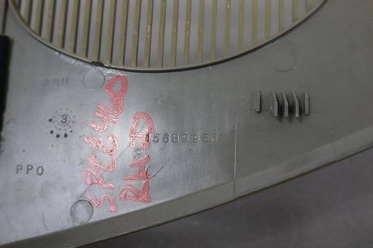 88 - 94 Chevy C/K Truck GMT400 Dash Speaker Grills OEM (Gray 13i)