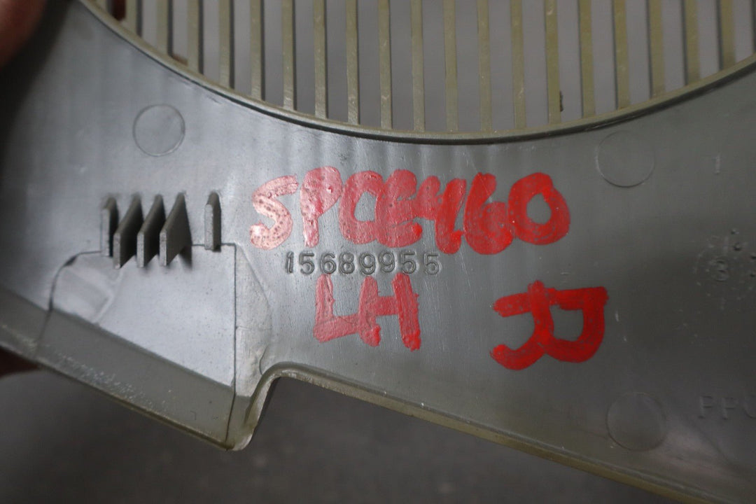 88 - 94 Chevy C/K Truck GMT400 Dash Speaker Grills OEM (Gray 13i)