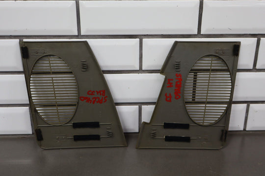 88 - 94 Chevy C/K Truck GMT400 Dash Speaker Grills OEM (Gray 13i)