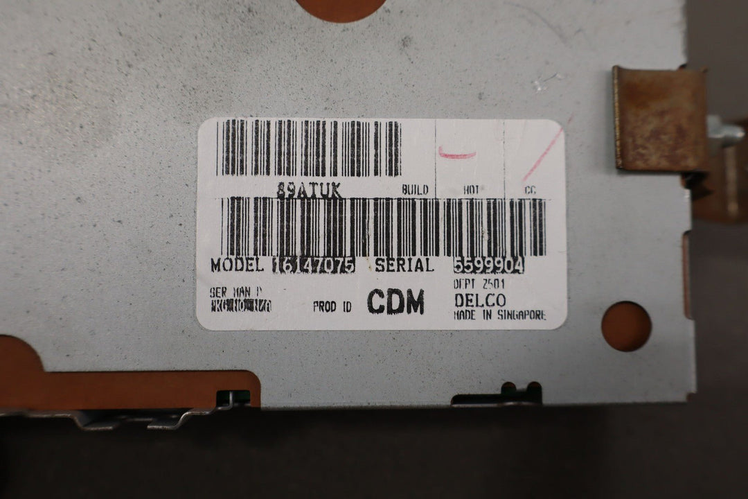 88 - 94 Chevy C/K Truck GMT400 Factory Radio Tape Player Equilizer Tested OEM