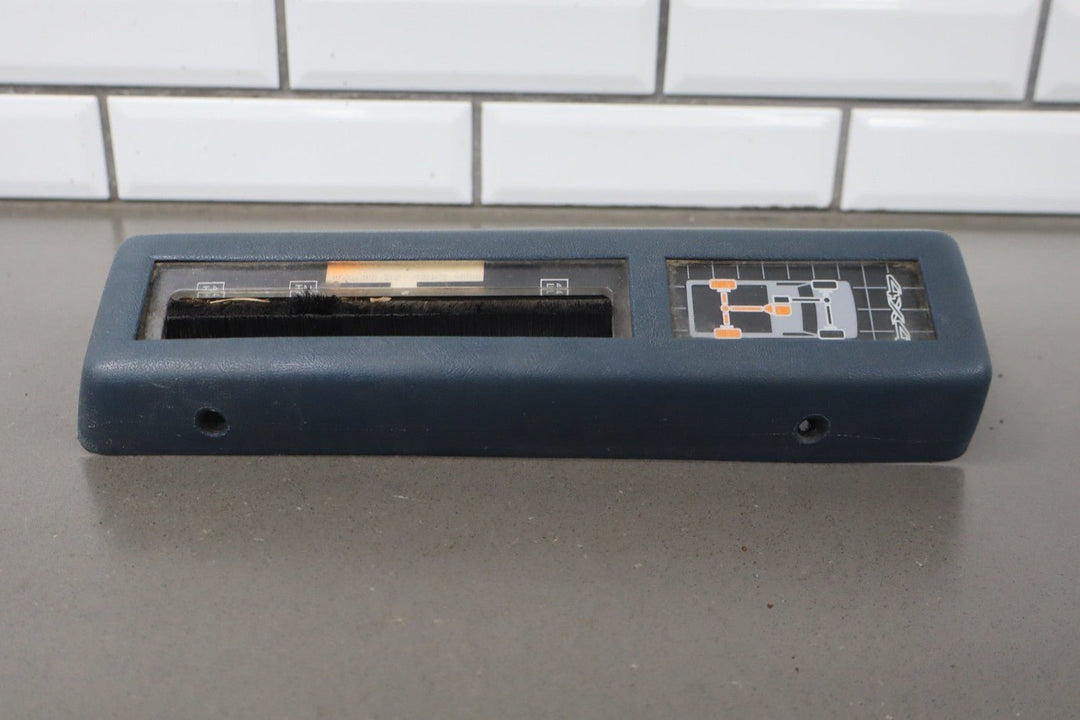 88 - 94 Chevy K1500 K2500 GMT400 OBS 4x4 Shifter Bezel Blue