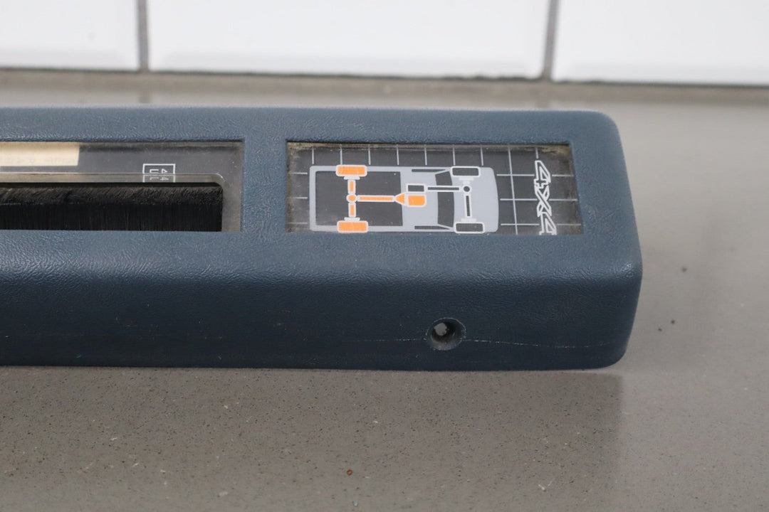 88 - 94 Chevy K1500 K2500 GMT400 OBS 4x4 Shifter Bezel Blue