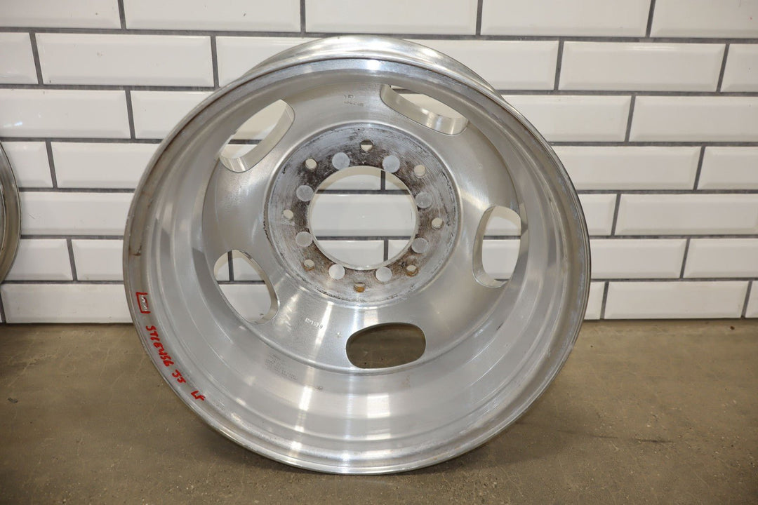 88 - 98 Chevy C/K 3500 Dually 17" Aluminum Wheels (6) OEM Ford 17x6.5 GMT400